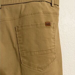 Tan Pants with Pocket Detail